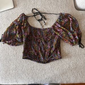 Free People floral top